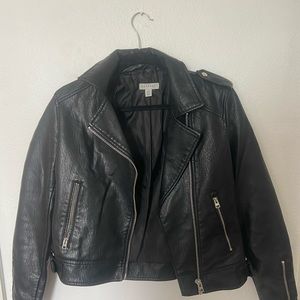Topshop leather jacket